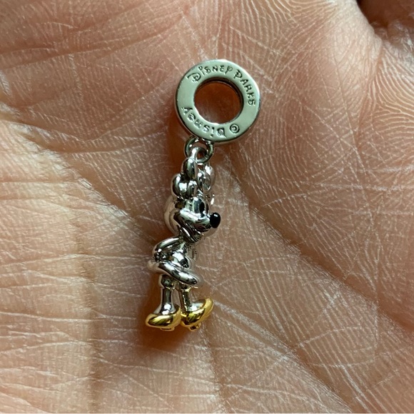 NWOT Disney 100th Anniversary Minnie Mouse Diamond Dangle Charm - Picture 8 of 11
